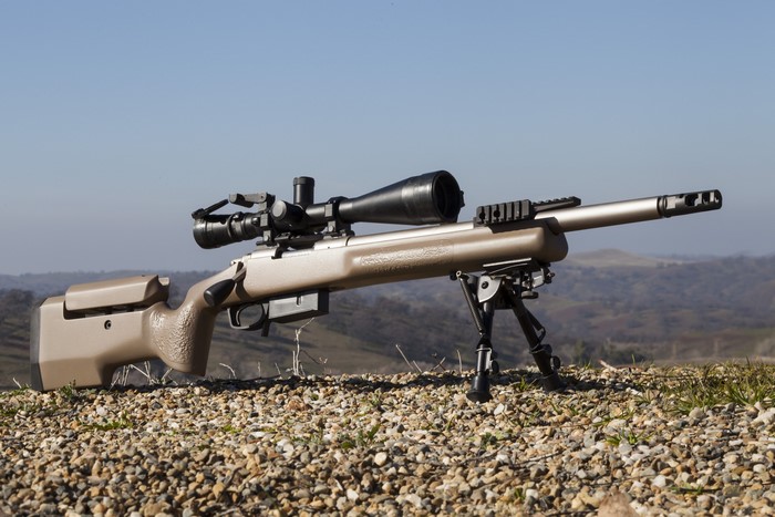 Remington 700 Sniper Rifle with Telescopic Sight and Bipod