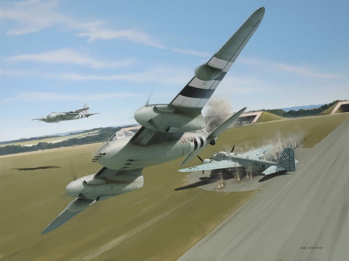 De Havilland Mosquito in WWII Aerial Combat