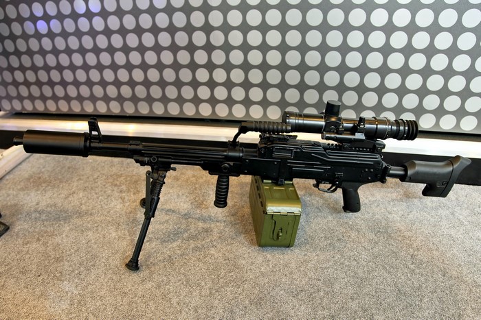 Pecheneg-SP Machine Gun on Display