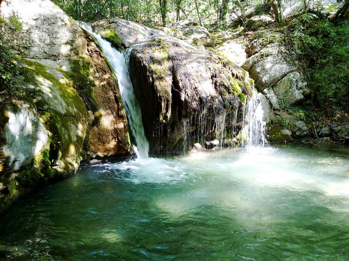 Djur-Djur Waterfalls in Crimea, Russia