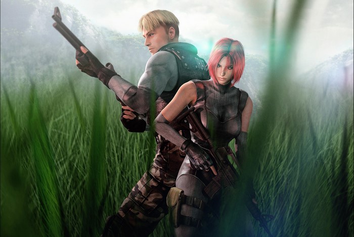 Dylan Morton and Regina from Dino Crisis fan art