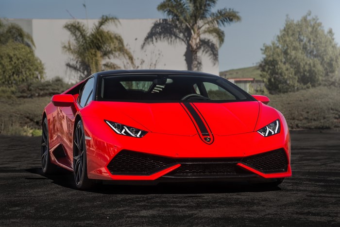 Red Lamborghini Huracan Vorsteiner Verona Edizione