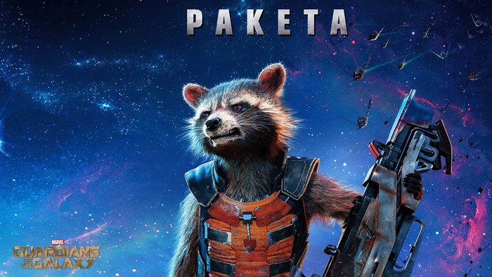 Rocket Raccoon from Guardians of the Galaxy