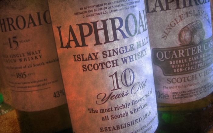 Laphroaig Scotch Whisky Bottles