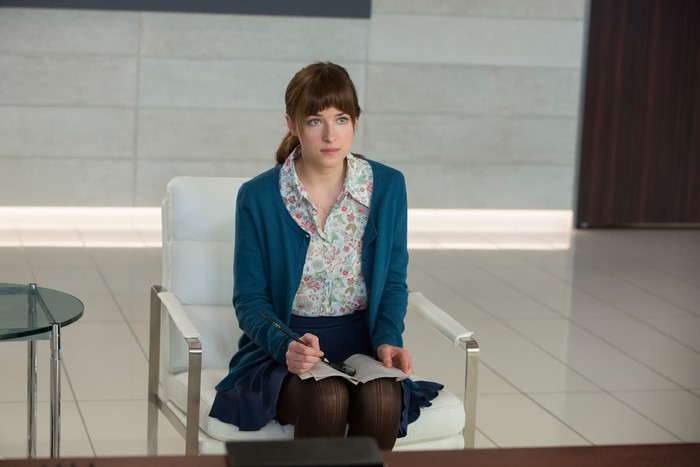 Dakota Johnson in Fifty Shades of Grey