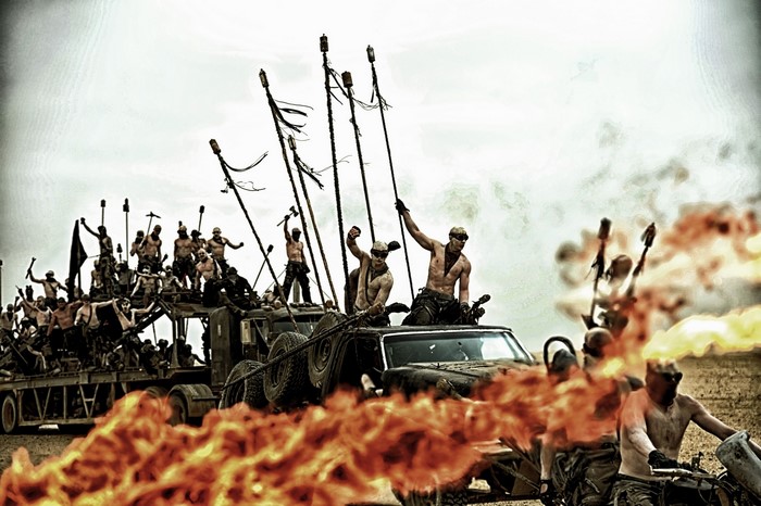 Mad Max: Fury Road War Boys on a convoy