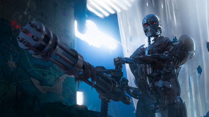 T-800 with Minigun from Terminator Genisys