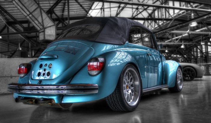 4K Volkswagen Beetle Convertible