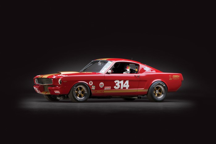 Red Ford Mustang Shelby GT350H Race Car