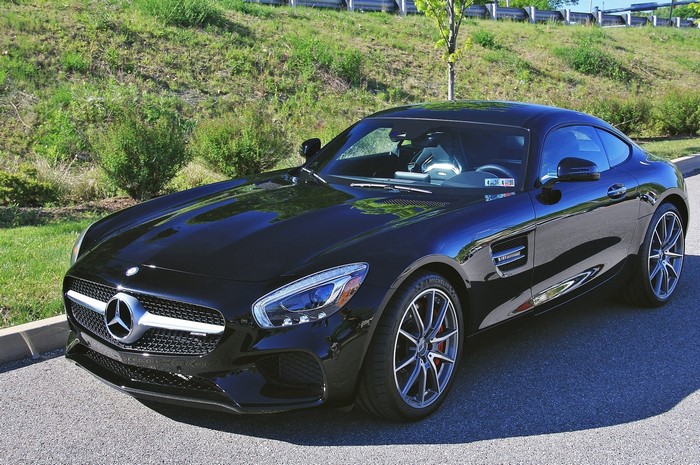 Black Mercedes-AMG GT S parked outdoors