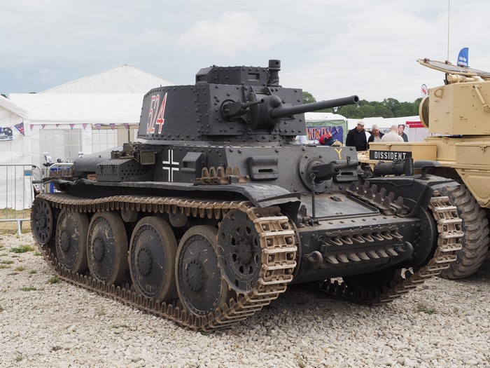 Panzer 38(t) tank at Tankfest 2015