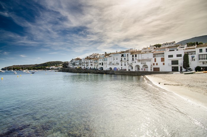 Cadaques, Spain: White Houses on the Coastline