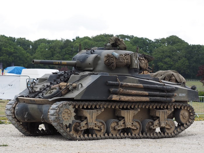 M4 Sherman Tank 'Lucy Sue' at Tankfest 2015