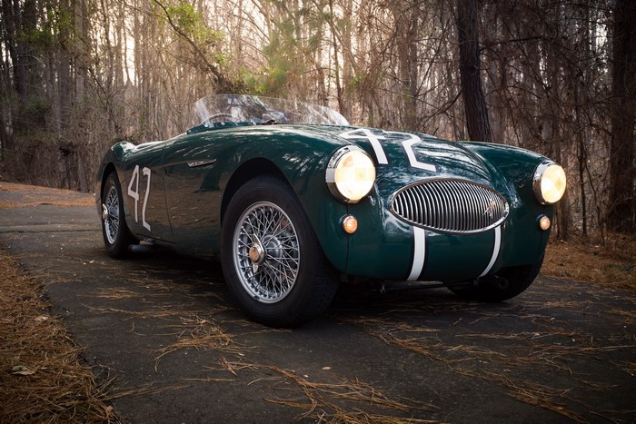 1955 Austin Healey 100S race car