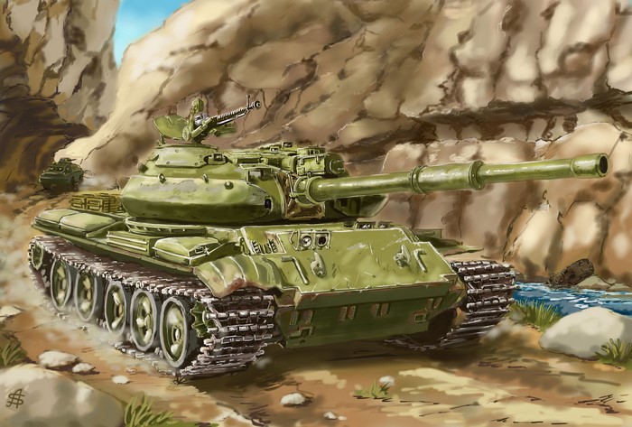 4K Painting Art of T-62M Tanks