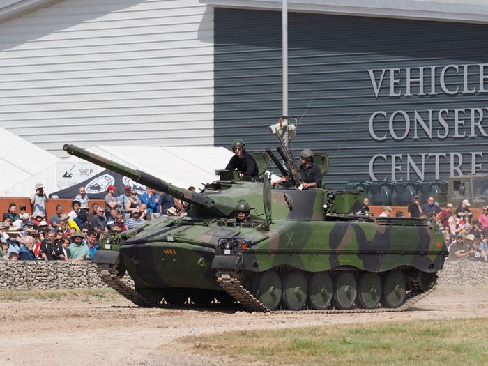 Hagglund Infanterikanonvagn 91 Tank Destroyer at Tankfest 2015