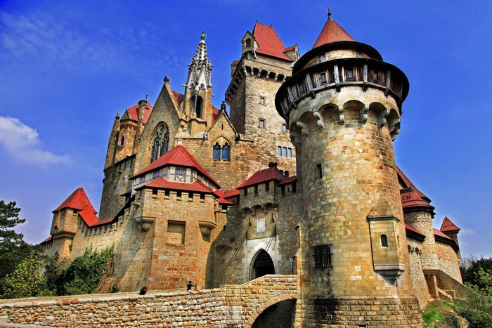 4K Kreuzenstein Castle in Austria