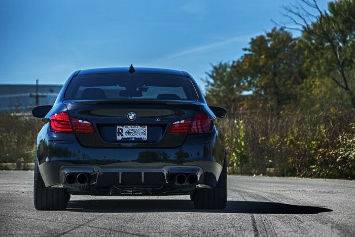 BMW M5 F10 from behind