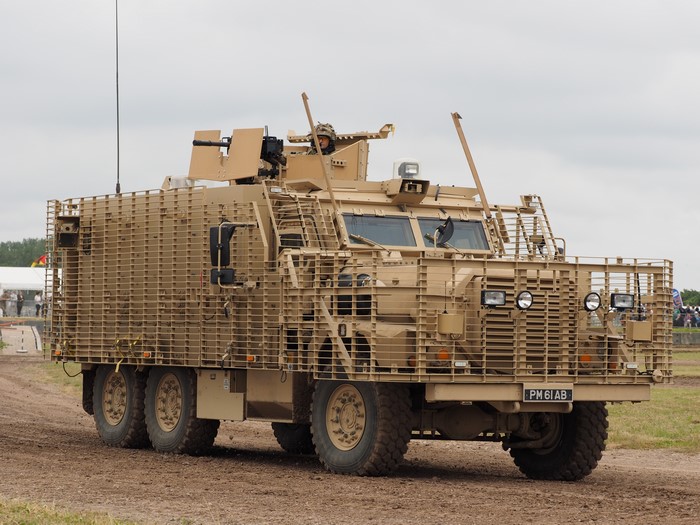 Mastiff military vehicle at Tankfest 2015