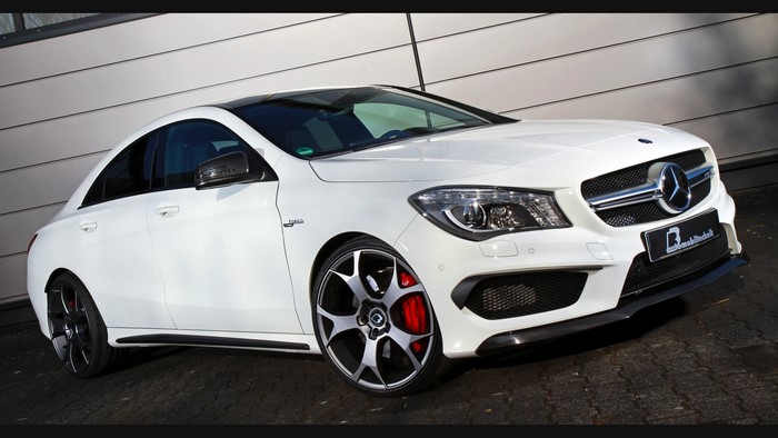 White 2015 Mercedes-Benz CLA45 AMG