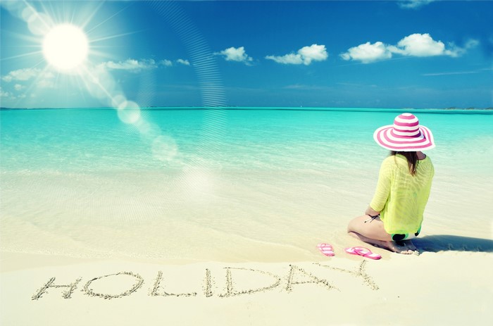 Holiday on a Tropical Beach