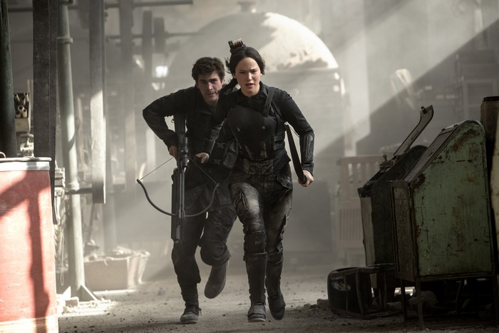 Katniss Everdeen and Gale Hawthorne from The Hunger Games