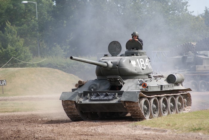 T-34-85 Tank at Tankfest 2015