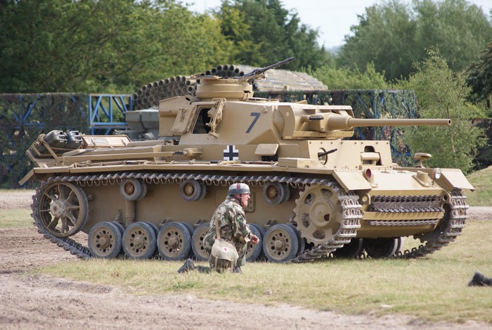 Panzer III Tank at Tankfest 2015