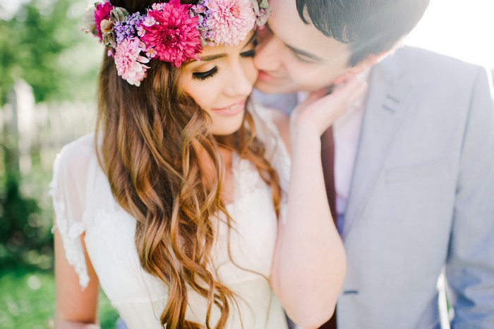 Bride and Groom in Love