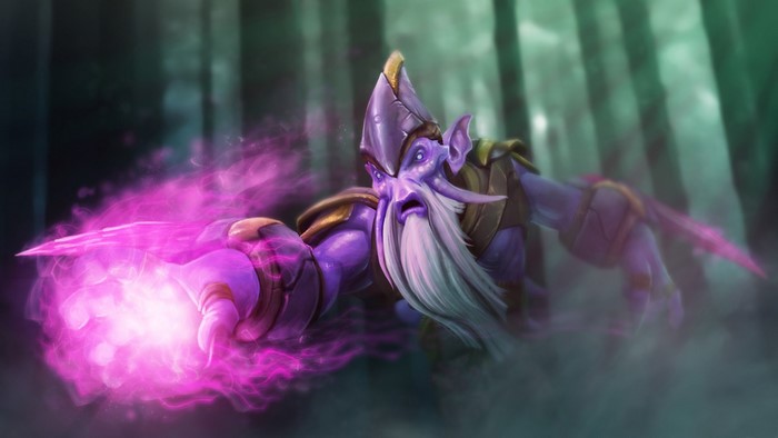 Dark Seer from DOTA 2 casting magic