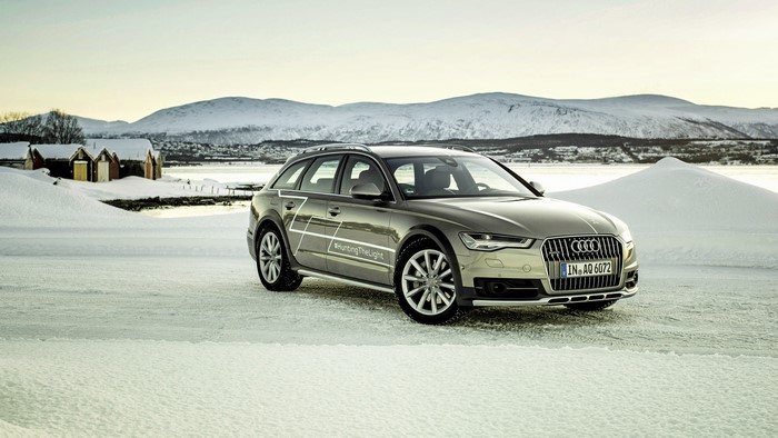 Audi A6 TDI Avant quattro concept in snow
