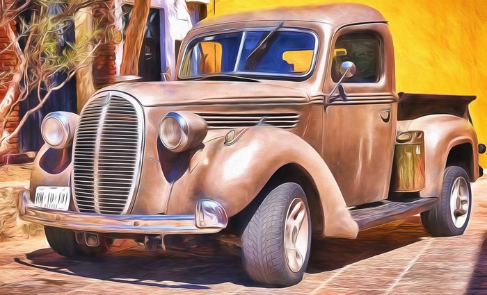 Retro Pickup Truck