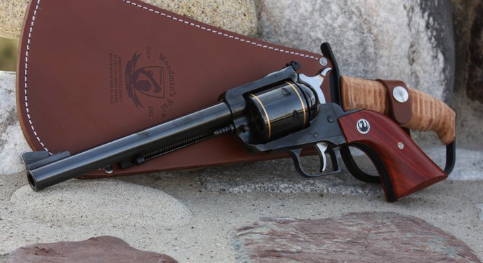 Ruger Super Blackhawk Magnum 44 Revolver with Leather Holster