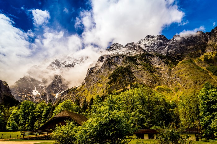 Mountains and Forests near Konigssee, Germany