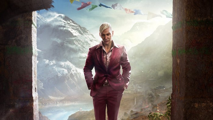 Pagan Min from Far Cry 4 in mountains