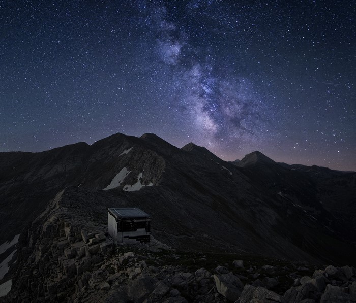 Milky Way over Koncheto, Pirin National Park, Bulgaria