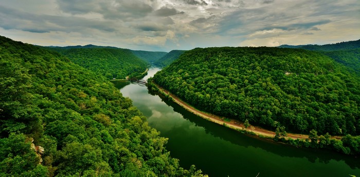 River and Forest Scenery