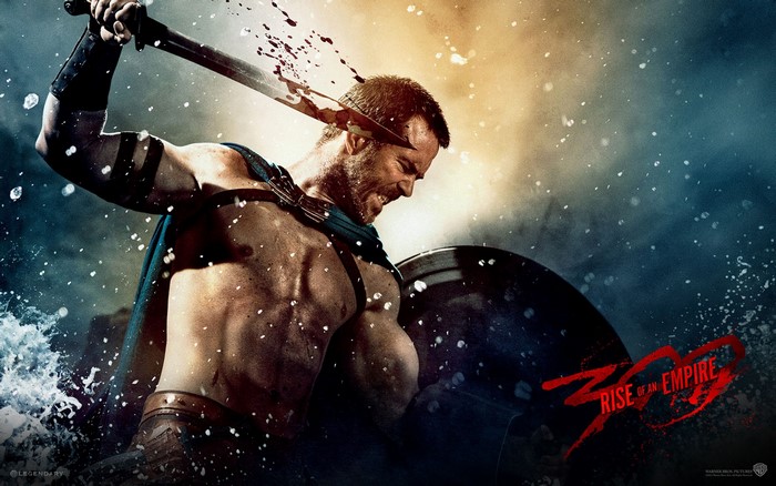 300: Rise of an Empire Warrior with Sword and Shield