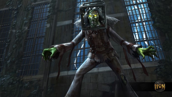 Madman in cage from Heroes of Newerth
