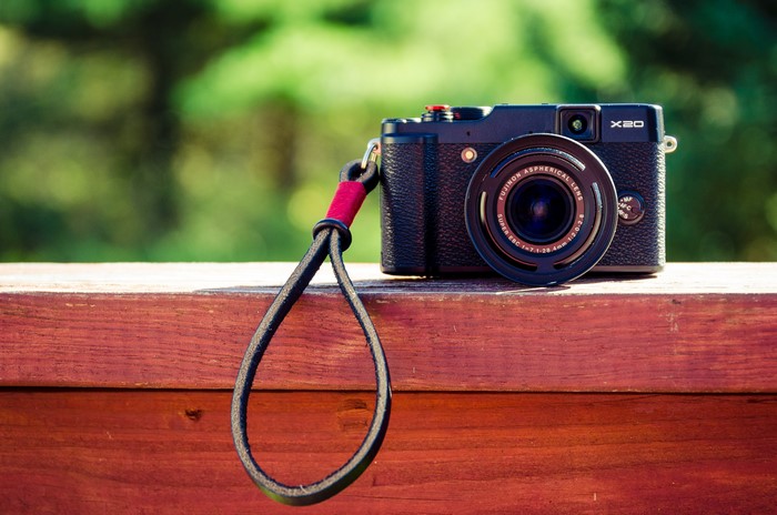 Retro Fujifilm X20 Camera with Wrist Strap