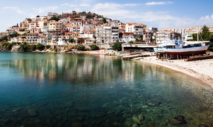 Houses on the Coast of Northern Greece
