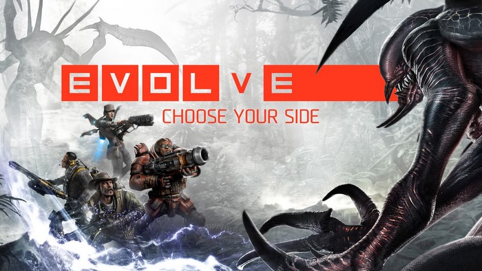 Evolve "Choose Your Side" video game art