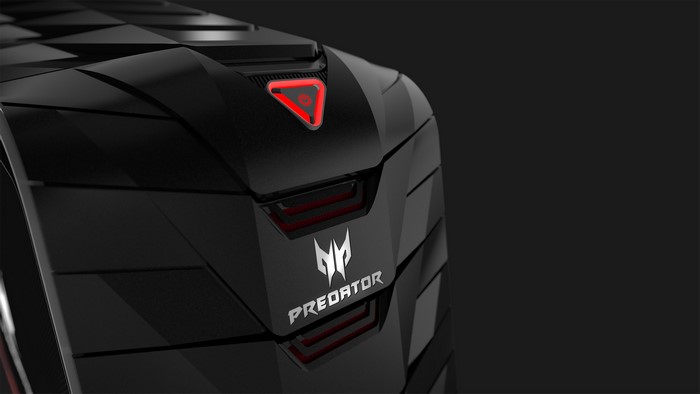 Acer Predator G6 computer case detail