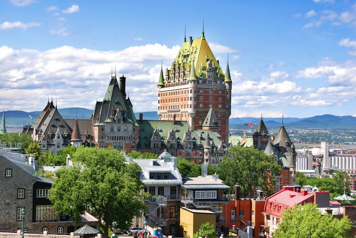 Fairmont Le Château Frontenac in Quebec City, Canada