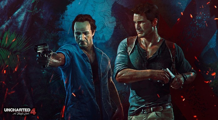 Nathan Drake and Sam Drake from Uncharted 4: A Thief's End