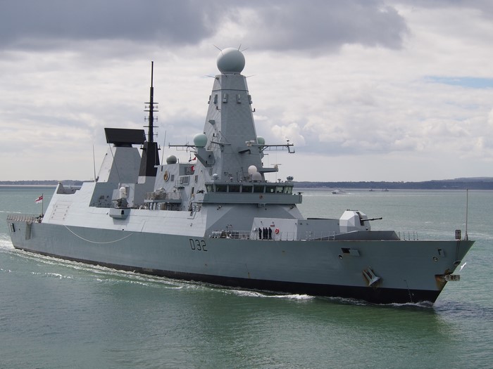 HMS Daring Type 45 destroyer D32