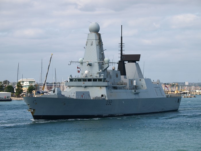 HMS Daring Type 45 destroyer D32