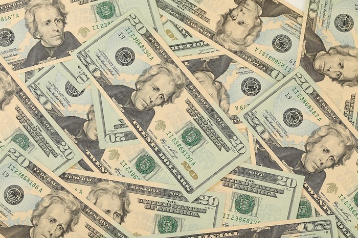 20 Dollar Bills with Andrew Jackson