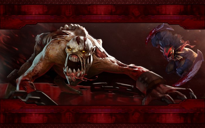 Lifestealer and Bloodseeker from DOTA 2