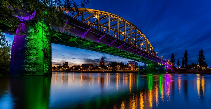 John Frost Bridge at Night